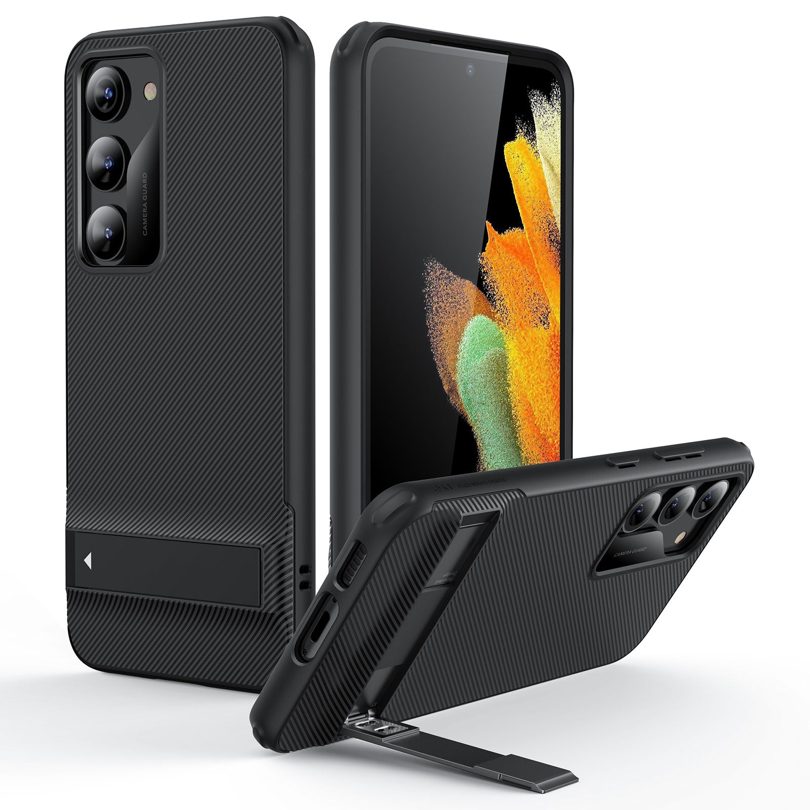 ESR Air Shield Boost Series for Samsung Galaxy S23 Kickstand Phone Case TPU PC Anti-drop Cover ESR Air Shield Boost Series for Samsung Galaxy S23 Kickstand Phone Case TPU PC Anti-drop Cover